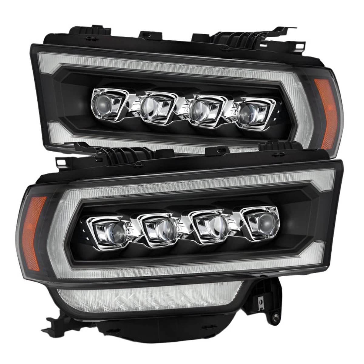 19-24 Ram 2500/3500/4500/5500 NOVA-Series LED Projector Headlights Black